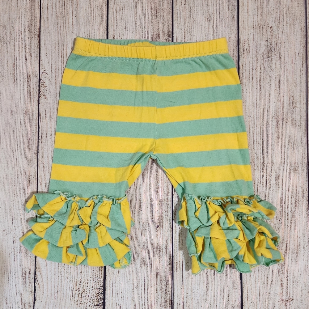Mustard Pie Ruffle Leggings Sz 12m
